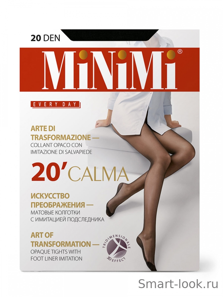 Minimi Calma 20 3D (Колготки С Имитацией Подследника)