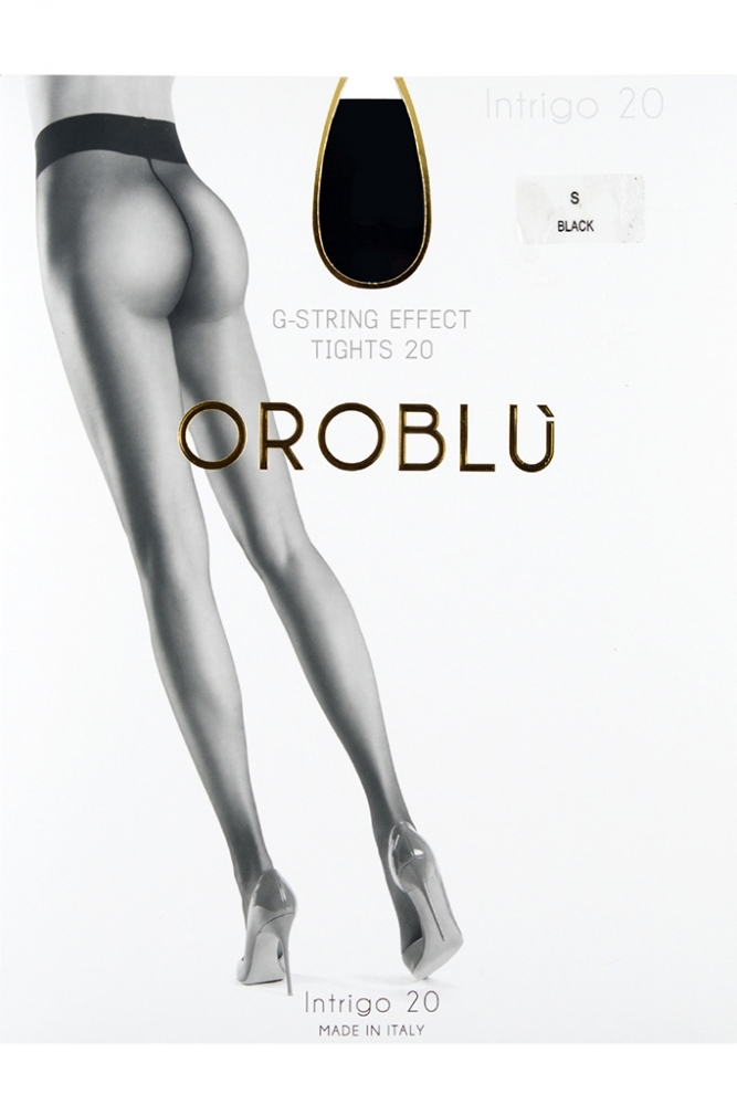 Колготки Oroblu intrigo 20 den g-string effect. Подарок на новый год жене купить