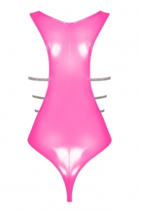 Lollypopy розовое боди из латекса