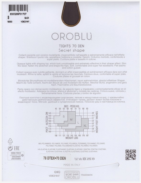   Oroblu shape 70 den