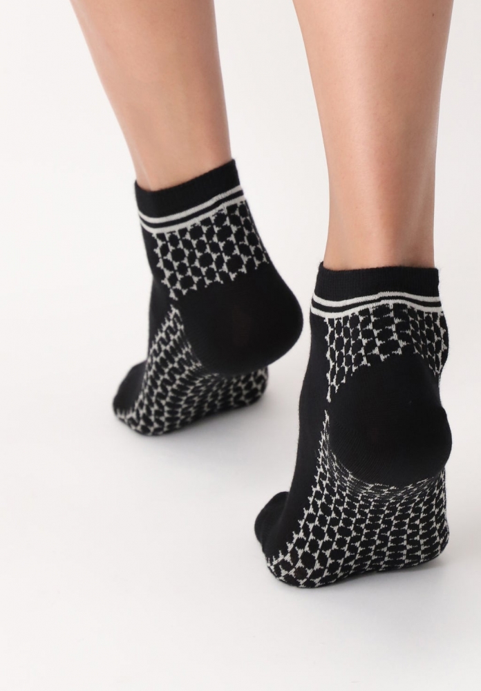  Oroblu 2p socks twins geometric.     
