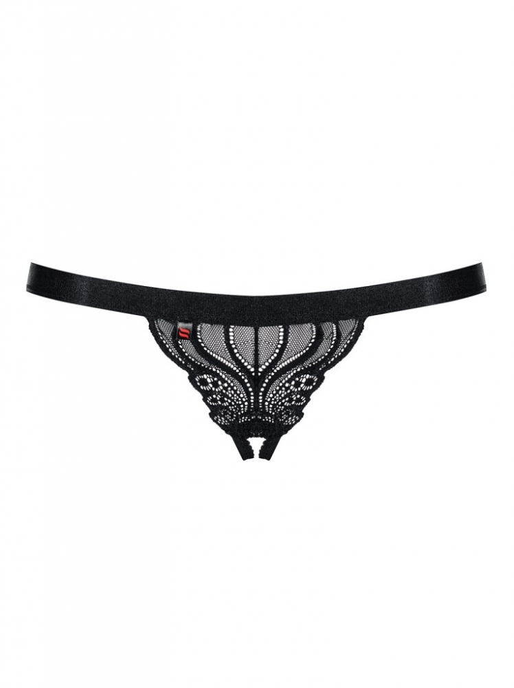 828 crotchless thong   