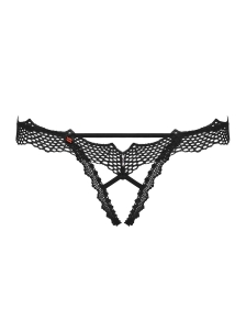 Bravelle crotchless thong   